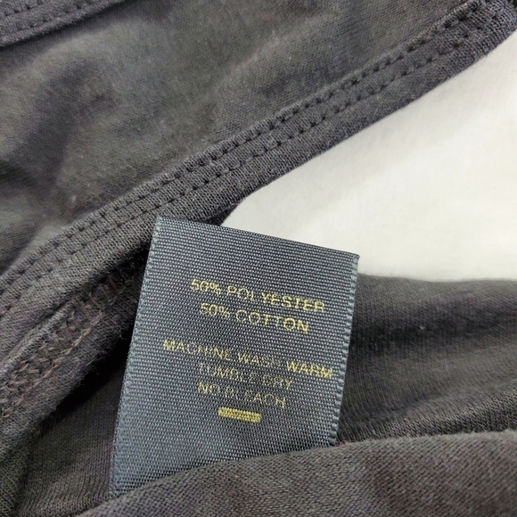 VTG Harley 3D Emblem Tank Men XL Eagle Black Single Stitch Muscle Shirt USA 1990 - Picture 8 of 12